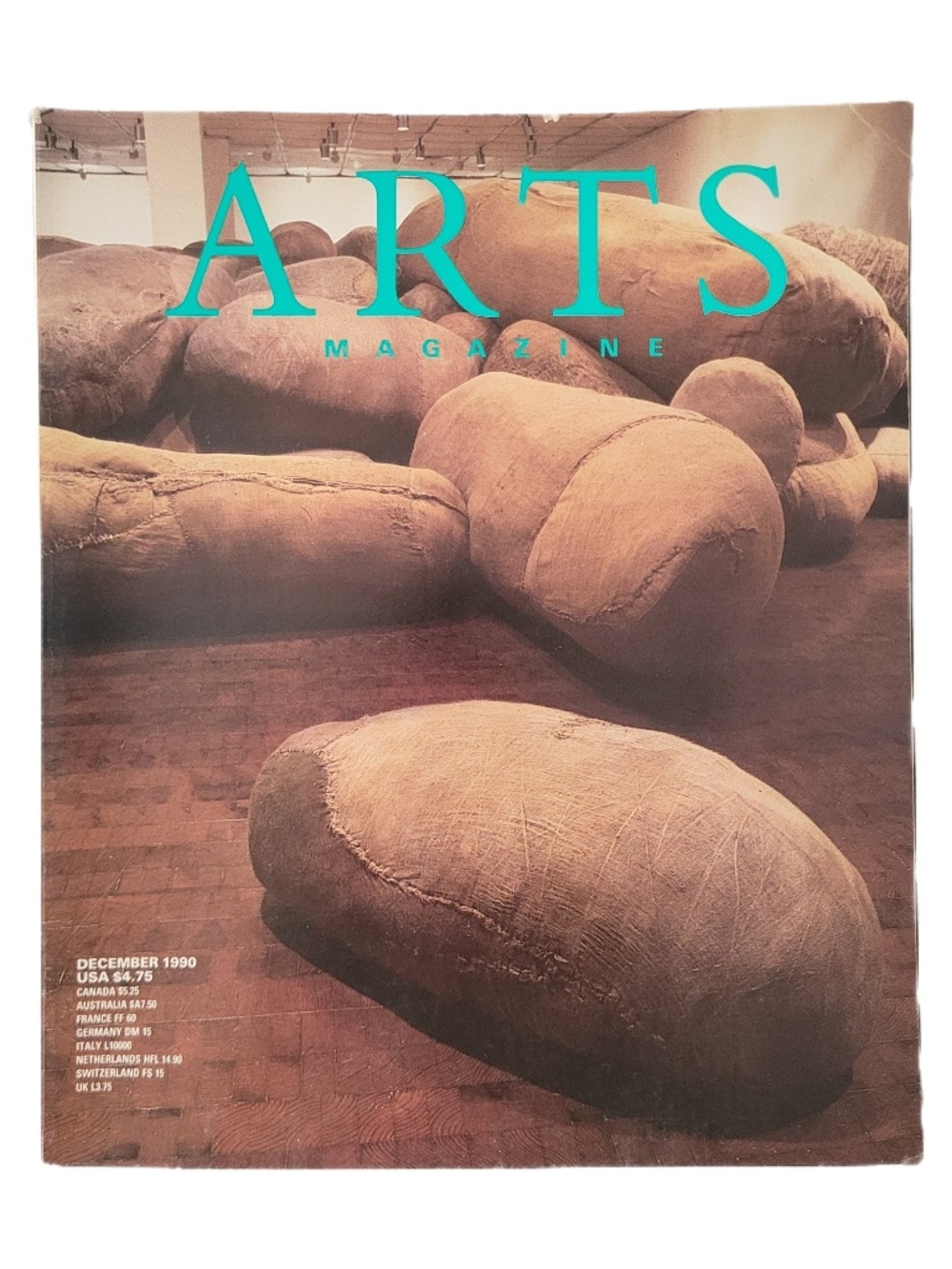 Arts Magazine Magdalena Abakanowicz Embyology Cover and Interview December 1990